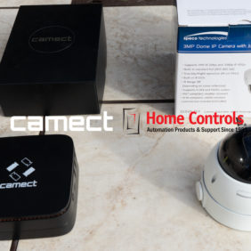 Camect Demo with Home Controls Automation Dome Camera